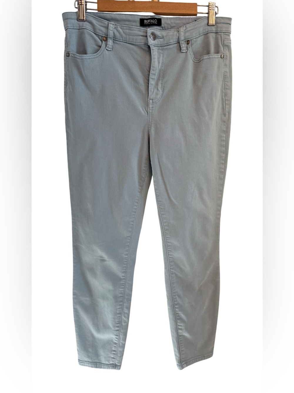 Buffalo David Bitton Havana High Rise Ankle Skinny Pants Women’s 8/29 Light Blue